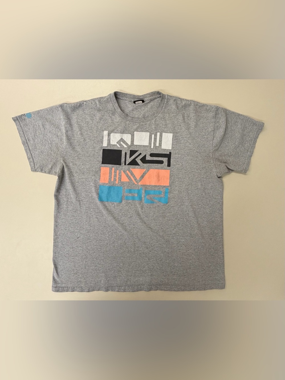 Vintage 90s Y2k Quicksilver Skate Surf T-Shirt Men’s XL Heather Gray Volcom